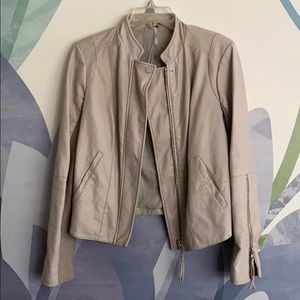 Free People vegan leather Moto jacket size 6